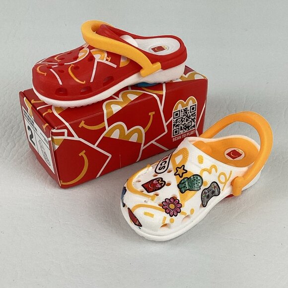 McDonald's Other - McDonald's Happy Meal Toy Crocs Mini Keychain Backpack Clip Mini Sandals 2024